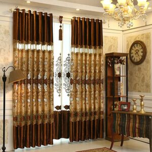Dual-Tone Blue Curtains for Bold Statements